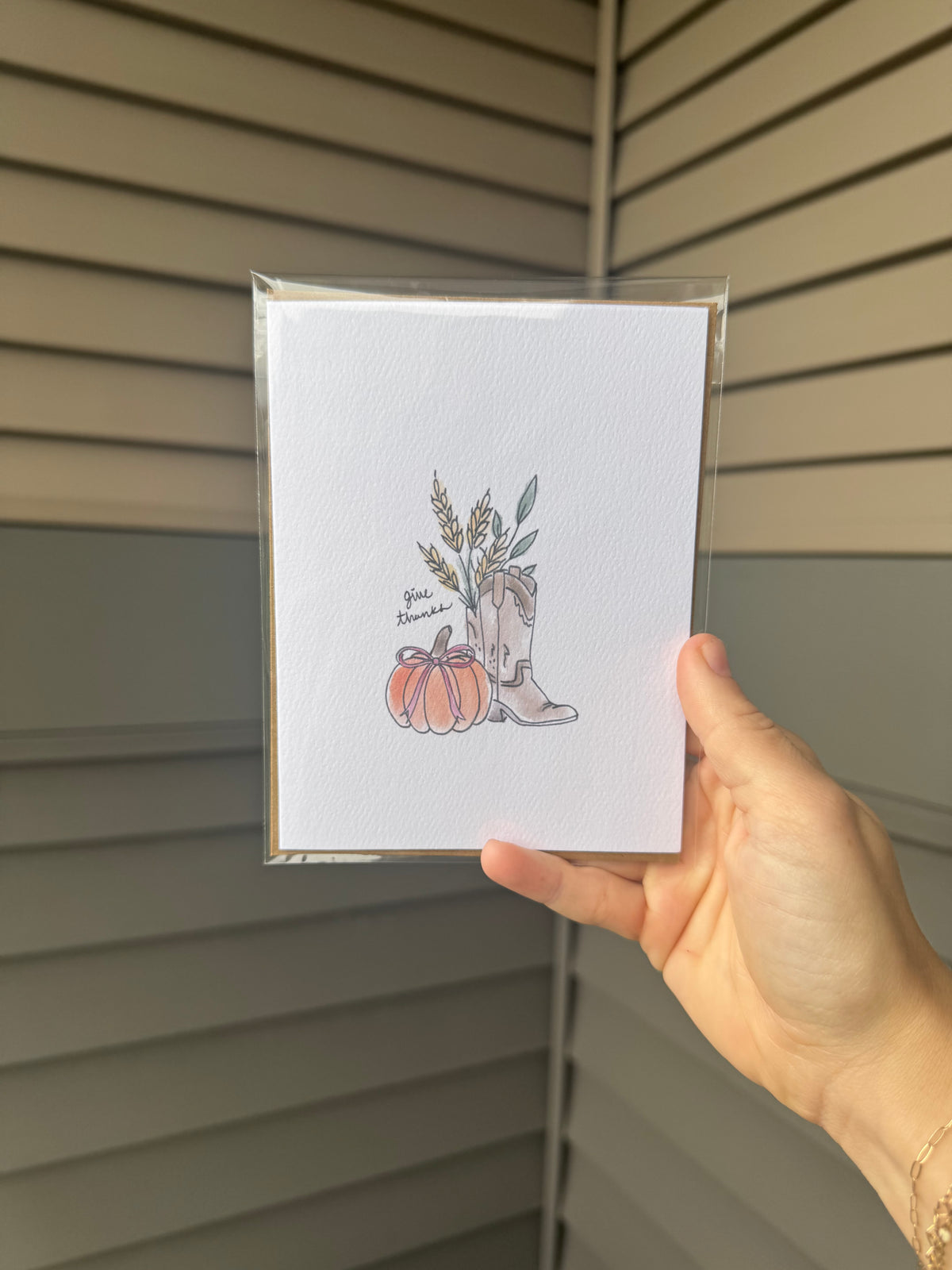 "Give Thanks" Card
